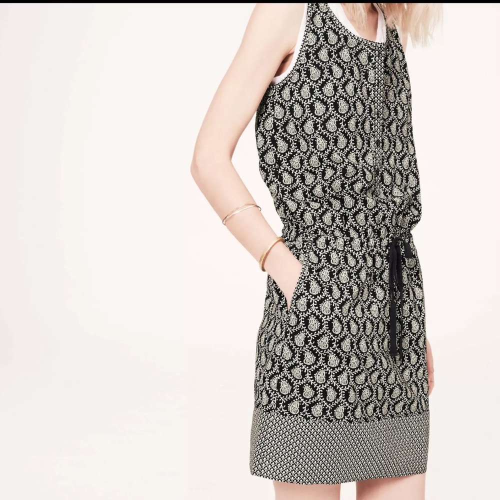 Ann Taylor Loft LOU & GREY Sleeveless Paisley Mini Dress